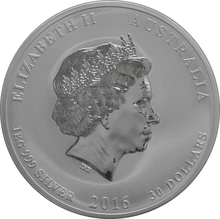 2016 Year of the Monkey Silver Coin 1kg Perth Mint Australian Lunar Series