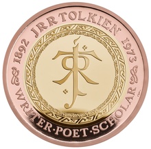 2023 JRR Tolkien Gold £2 Proof Coin Boxed