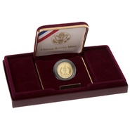 1996 Proof Atlanta Centennial Olympic - American Gold Commemorative $5 Boxed