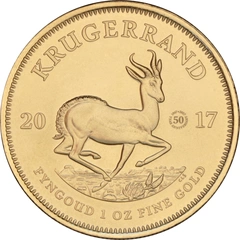 2017 Krugerrand Gold Coin 1oz 50th Anniversary Privy Mark