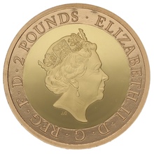 2018 Proof £2 Gold Coin RAF Centenary Badge Boxed