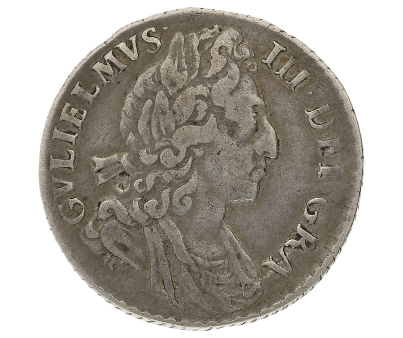 1699 Silver Sixpence William III