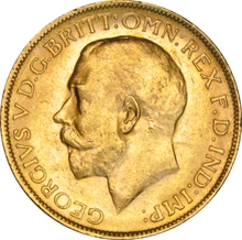 1924 Gold Sovereign Coin George V Perth NGC MS61