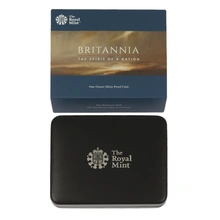 2019 Proof 1oz Silver Britannia Coin Boxed