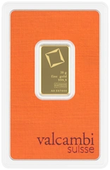 10g Gold Bar Valcambi