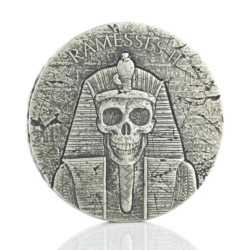 Egyptian Relics Pharaoh Ramesses II After Life Silver Coin 2oz
