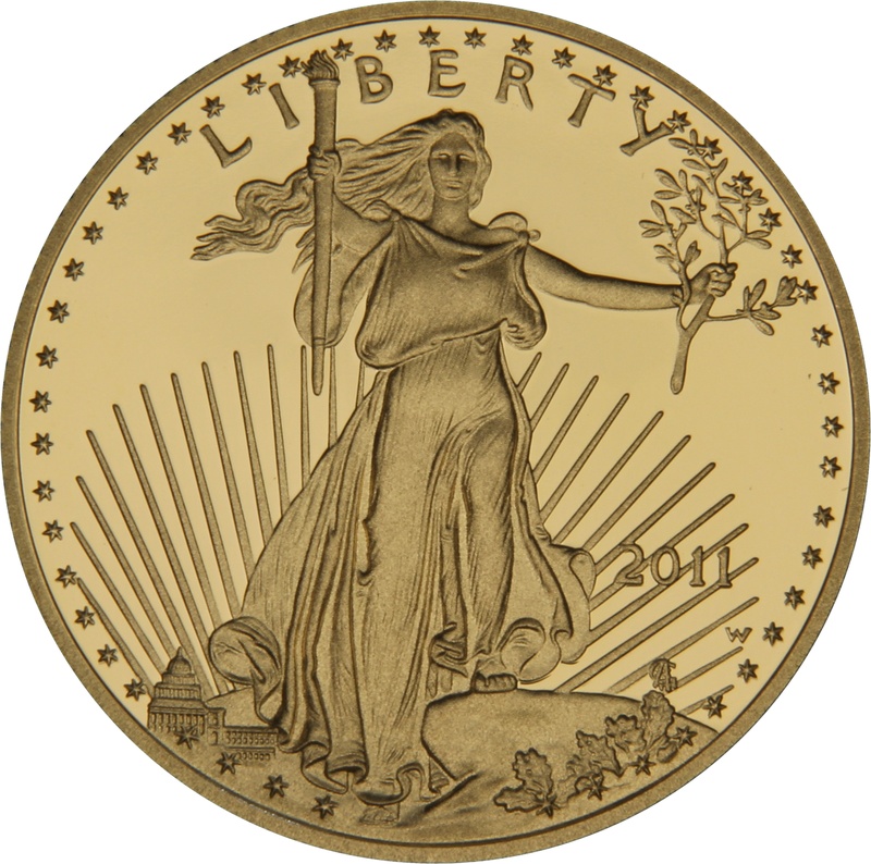 2011 Proof 1/2oz American Eagle Gold Coin