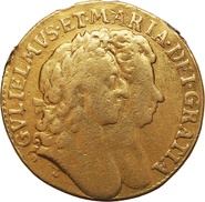 1694 Gold Guinea Coin William & Mary