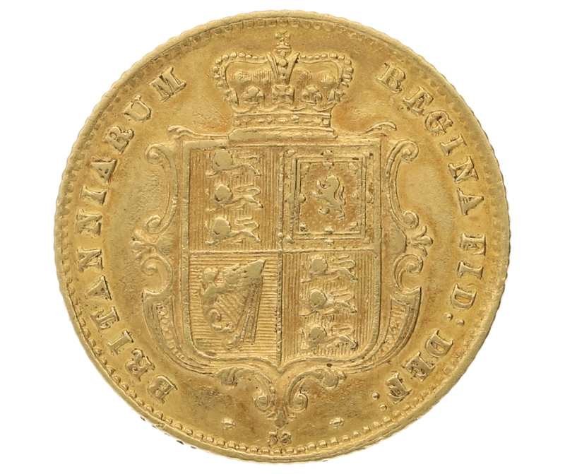 1864 Gold Half Sovereign
