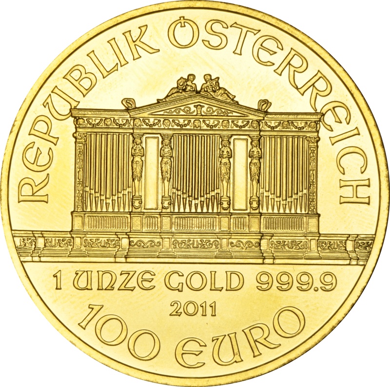 2011 Austrian Gold Philharmonic Coin 1oz