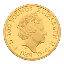 2022 Lion of England Gold Coin Tudor Beasts 1oz Proof Boxed