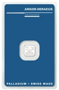 1g Palladium Bar Argor-Heraeus