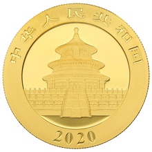 2020 30g Chinese Panda Gold Coin