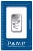 10g Silver Bar PAMP Rosa Minted