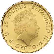 2019 1/4oz Proof Falcon of the Plantagenets Gold Coin Queen's Beasts
