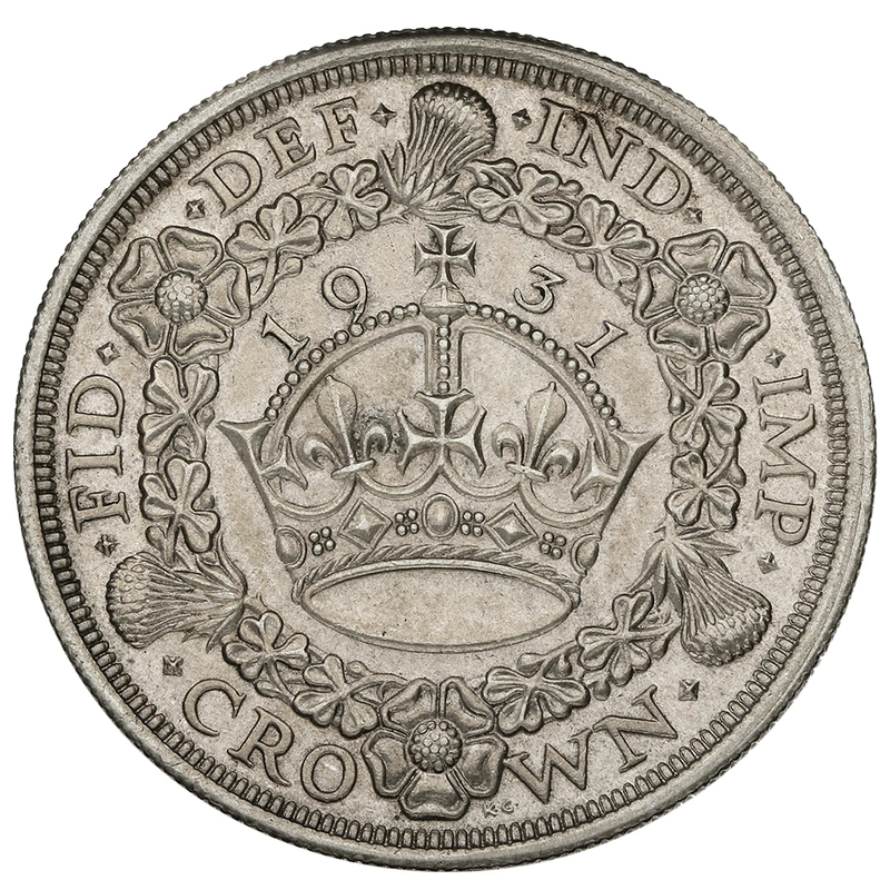 1931 Silver Crown Coin George V