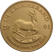 2001 1/4oz Krugerrand Gold Coin