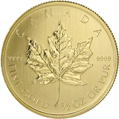 2014 1/2oz Canadian Maple Leaf Gold Coin