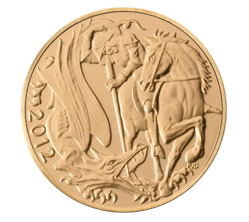 2012 Gold Half Sovereign Elizabeth II Fourth Head