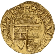 1607-9 James I Hammered Gold Half-crown mm Coronet