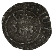 1377-1399 Silver Half Penny Coin Richard II Good Fine