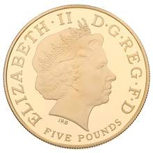 2012 Proof £5 Gold Crown Coin Countdown to London Olympics Winners Podium