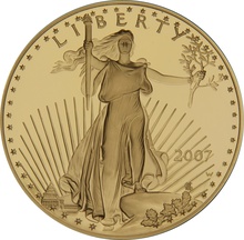 2007 Proof American Eagle Gold Coin 1oz