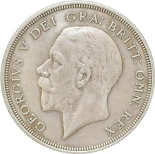 1928 Proof Silver Crown Coin George V Christmas Crown Good Very Fine