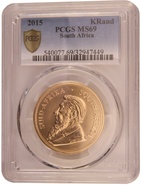 2015 Krugerrand Gold Coin 1oz PCGS MS69