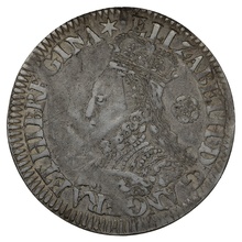 1563 Silver Sixpence Coin Elizabeth I Milled Star