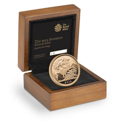 2013 Proof Quarter Sovereign Gold Coin Boxed