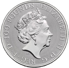 2021 1oz White Horse of Hanover Platinum Coin Queen's Beasts
