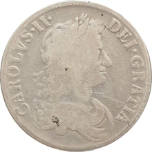 1671 Silver Crown Coin Charles II
