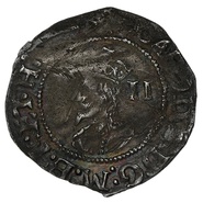 1645-1646 Charles I Silver Half Groat Twopence Hammered mm Sun