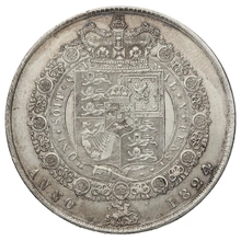 1824 Silver Half Crown Coin George IV
