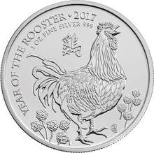 Second Hand 1oz Royal Mint Silver Coin CGT Free (£2)