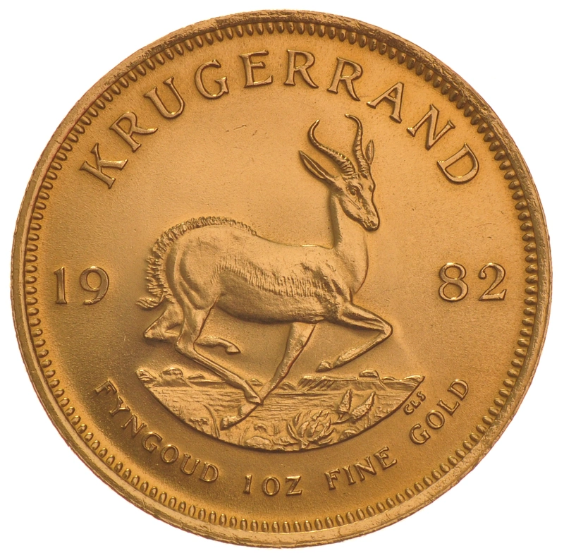 1982 Krugerrand Gold Coin 1oz
