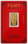 PAMP Year of the Snake 5g Gold Bar