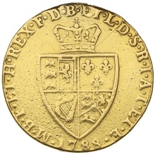 1788 George III Milled Gold Guinea