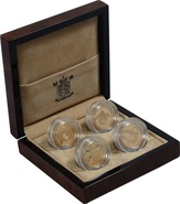 Gold Proof 2004 - 2007 £1 One Pound Bridges Collection Boxed