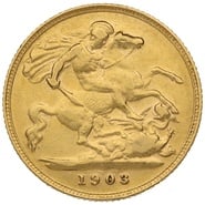 1903 Gold Half Sovereign Edward VII