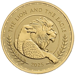 2025 The Lion and The Eagle 1oz Gold Coin