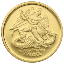 1995 Proof Isle of Man Angel Gold Coin 1/4oz