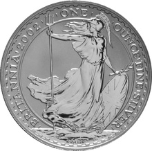 2002 1oz Silver Britannia Coin