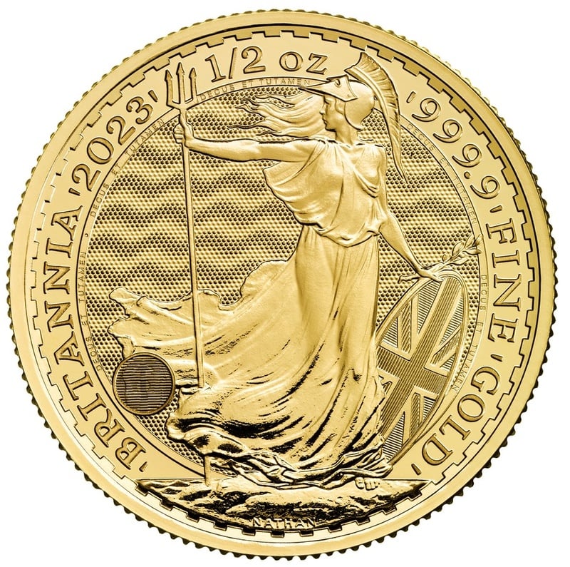 2023 1/2oz Gold Britannia Coin King Charles III