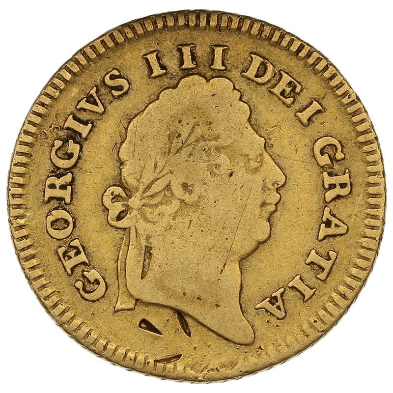 1802 1/3 Guinea Gold Coin George III
