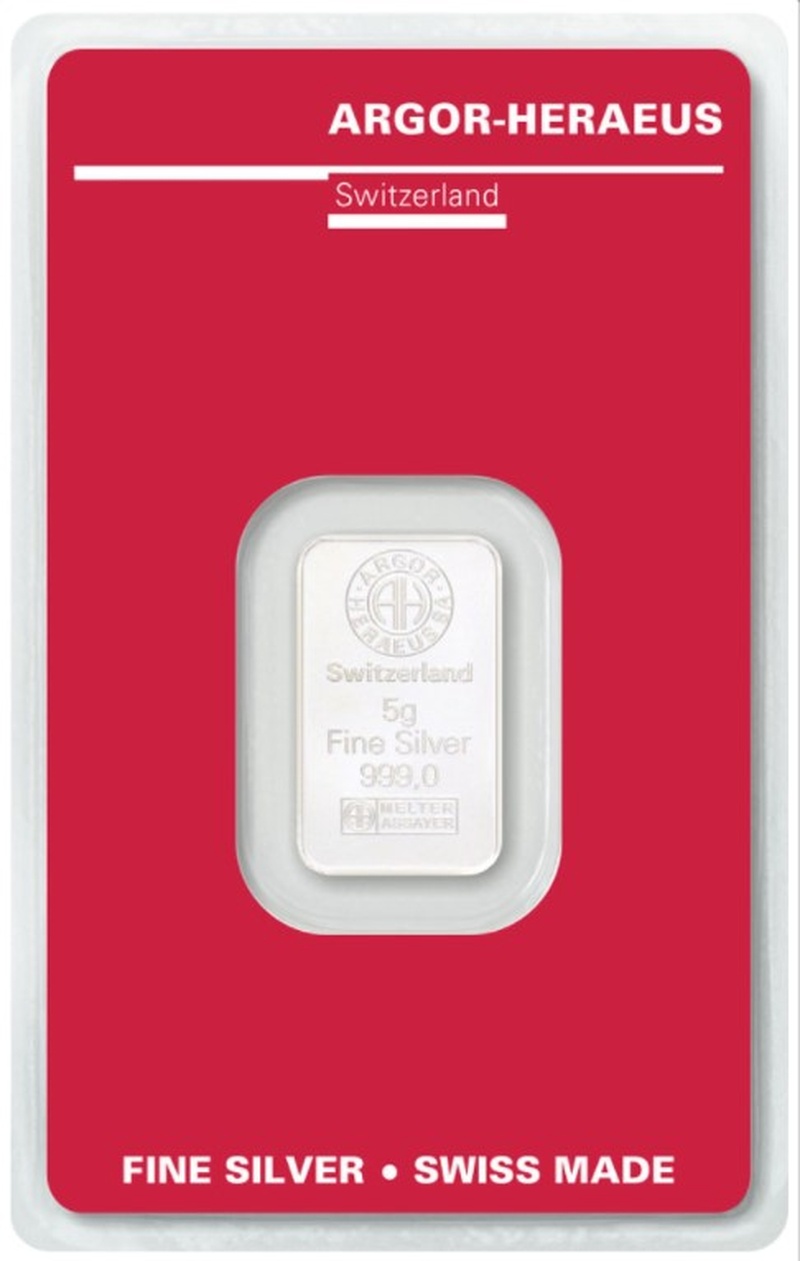 5g Silver Bar Argor-Heraeus