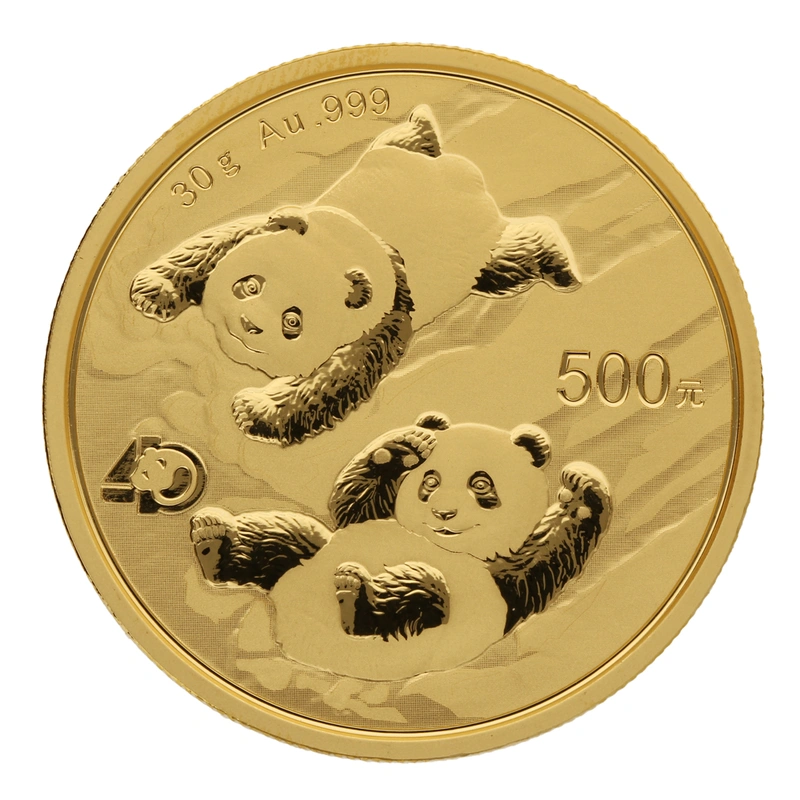 2022 30g Chinese Panda Gold Coin
