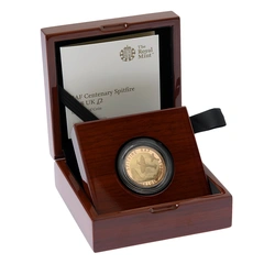 2018 Proof £2 Gold Coin RAF Centenary Spitfire Boxed