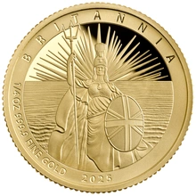 2025 Britannia Three-Coin Gold Proof Set Boxed